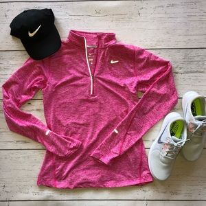 NWOT Nike Quarter Zip - Hot Pink